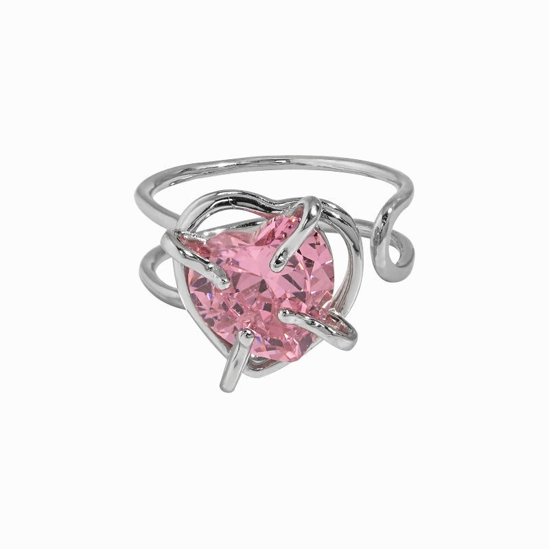 This is a unique and sweet ring designed for women, with a touch of fashion, individuality, and a high-end, light luxury, and cold style. It's an ins index ring Item Picture