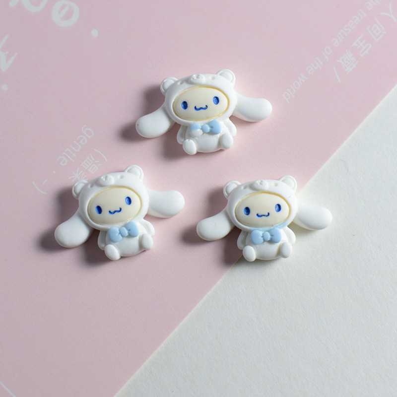 Cartoon and cute Sanrio resin accessories, diy phone cases, crocs, clothing accessories, cream glue hair clip accessories Specification drawing