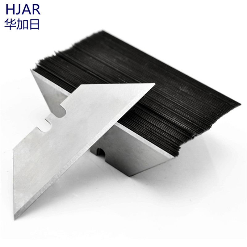 T-shaped knife carbon steel double-sided scraper cutting T-shaped blade replacement T-shaped blade SK2 trapezoidal blade details Picture