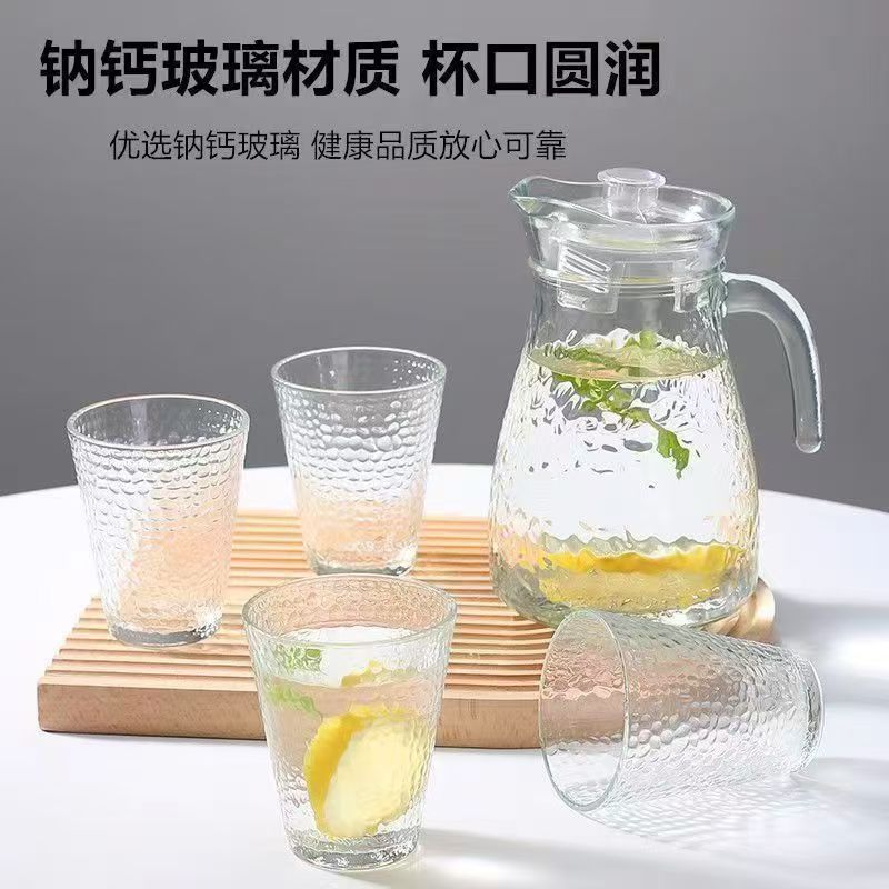 Source factory glass cold water bottle set, high appearance level, large-capacity household cold water bottle and cup, wholesale of event gifts Application Scenario