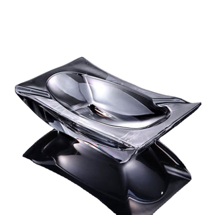Lizun Crystal Treasure Boat Ashtray Hotel owner uses creative amber ashtrays and cigar ashtrays as hall decorations Item Picture