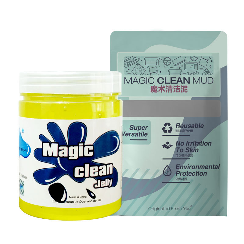 Customized new formula antibacterial cleaning soft rubber keyboard dust removal cleaning mud, car air outlet dust removal cleaning glue wholesale Item Picture