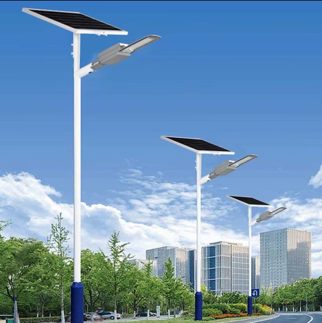New type of solar street lamp split outdoor waterproof 8-meter and 9-meter road high-power engineering lighting manufacturer wholesale details Picture