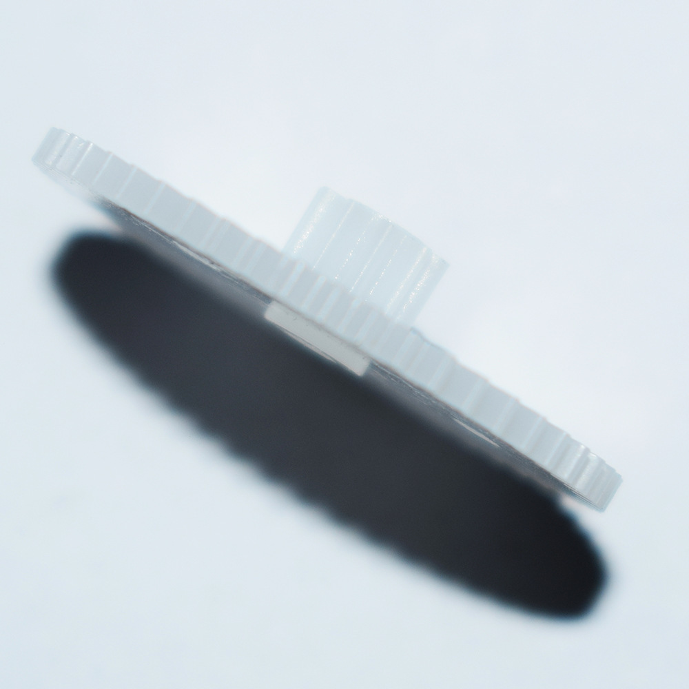 Plastic double-layer gears with 0.5 module, 50 teeth +10 teeth for transmission reduction, and stacked double gears 50102A2B Application Scenario