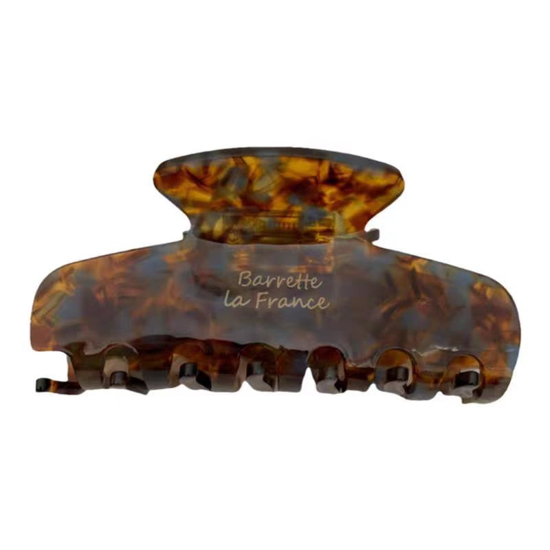 The new 2024 high-end autumn and winter style of the French acetate hairpin for women, featuring a wavy, grabber and shark clip hair accessory Item Picture
