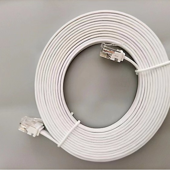 Category 6 fine network cable, unshielded flat Gigabit network cable, oxygen-free pure copper network cable, CAT6 high-speed monitoring router details Picture
