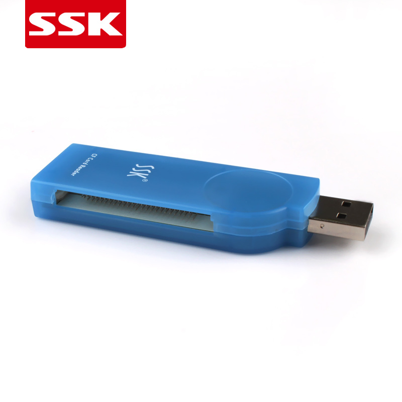 SSK Biao Wang Amber SCRS028 CF card Reader, machine tool camera CF card, memory card reader Application Scenario