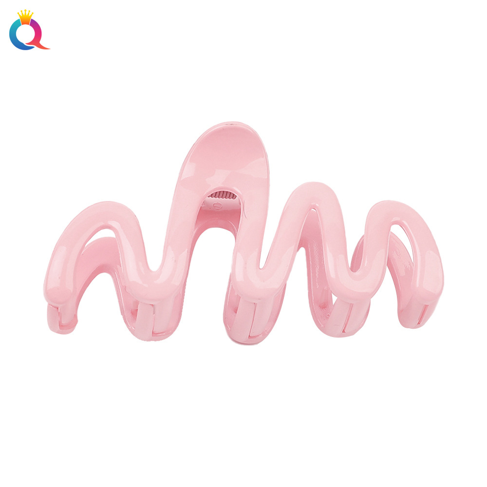 Wholesale of Qiyue PC color high-end hair clips, wavy hair clips, back head clips, hair grabs, updo hair, shark clips, and hair accessories Item Picture