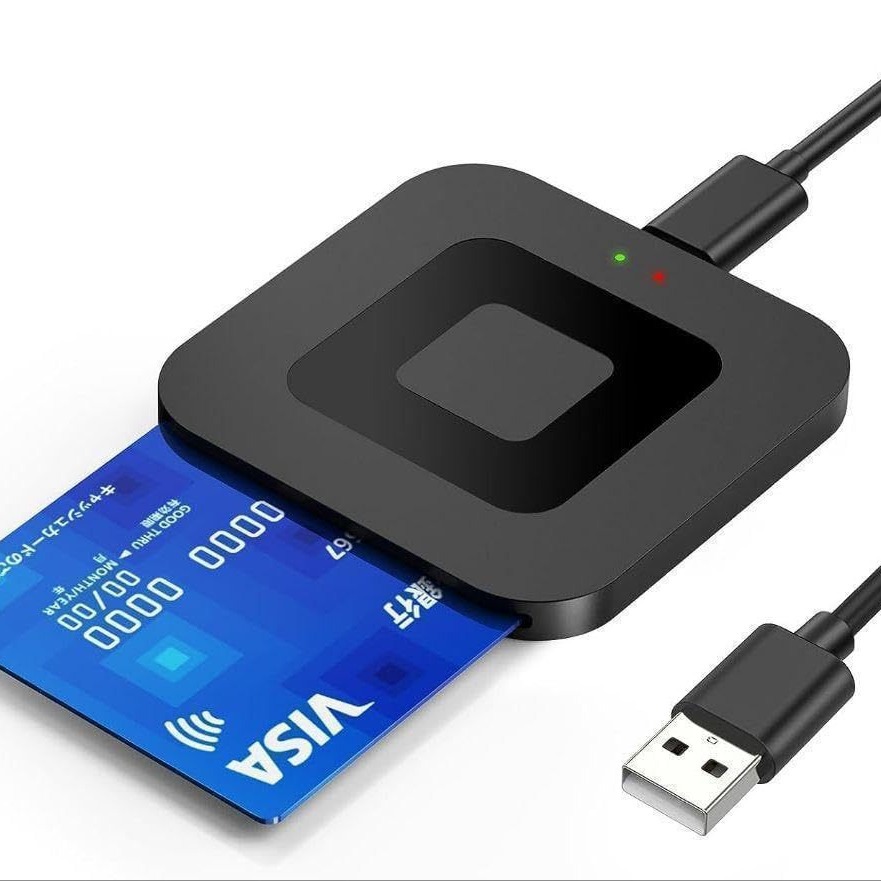 Cross-border usb2.0 Square smart Card Reader ATMCAC DNI IC Bank Card Tax Filing Smart Card Reader Item Picture