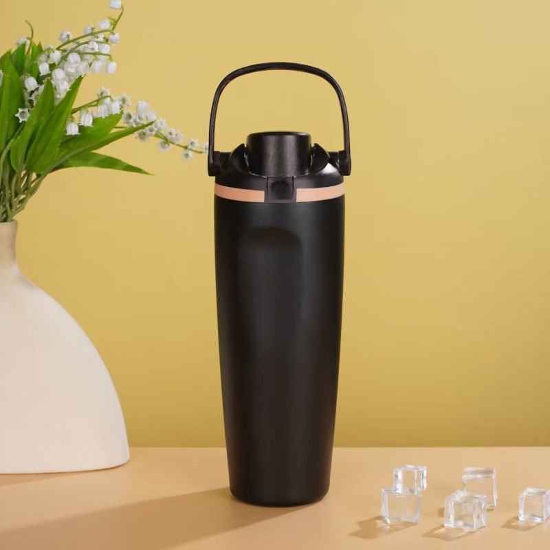 New portable car cup 30oz stainless steel insulated water bottle 304 vacuum double-layer portable double drink bountiful car Item Picture