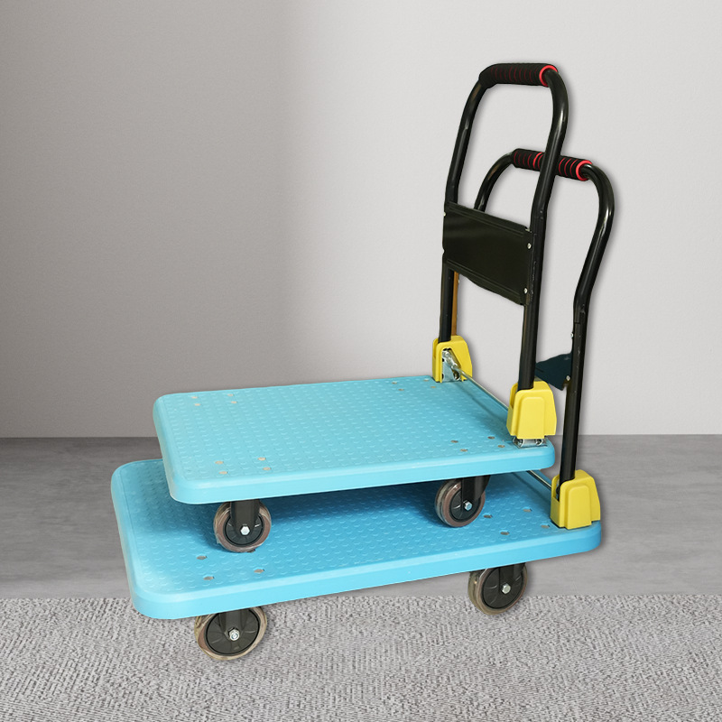 Factory direct supply wholesale flat trolleys, warehouse loading, transportation, mobile, foldable transportation trolleys undefined