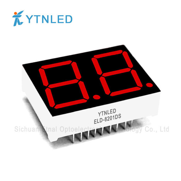0.8-inch 2-digit red digital tube ELD-8201CS/ELD-8201DS details Picture