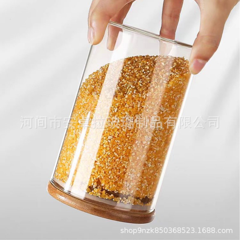 Wholesale household glass sealed jars, food-grade multi-purpose large-capacity tea, grain and dried tangerine peel storage jars from the manufacturer Application Scenario