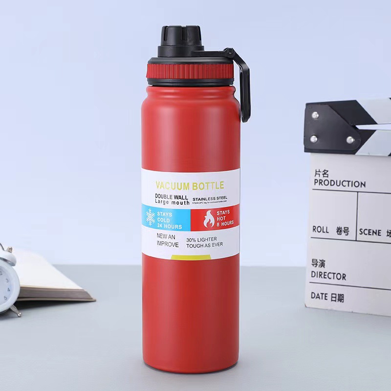 Cross-border large-capacity sports insulated kettle, portable 304 stainless steel space cup, outdoor double-layer vacuum water cup Specification drawing