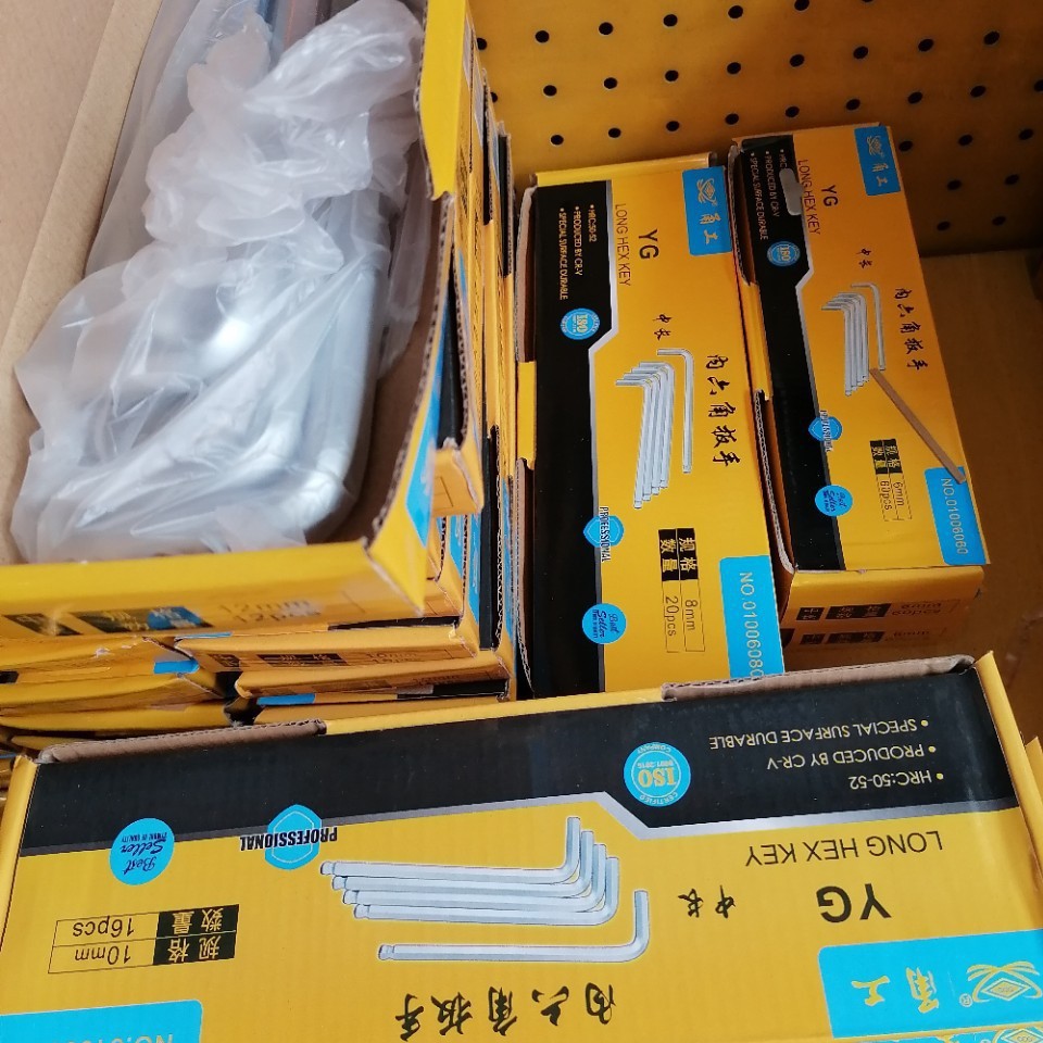 Wholesale medium and long single hexagon socket wrenches, short, medium and long ball head set hexagon socket wrenches, ball head hexagon socket details Picture