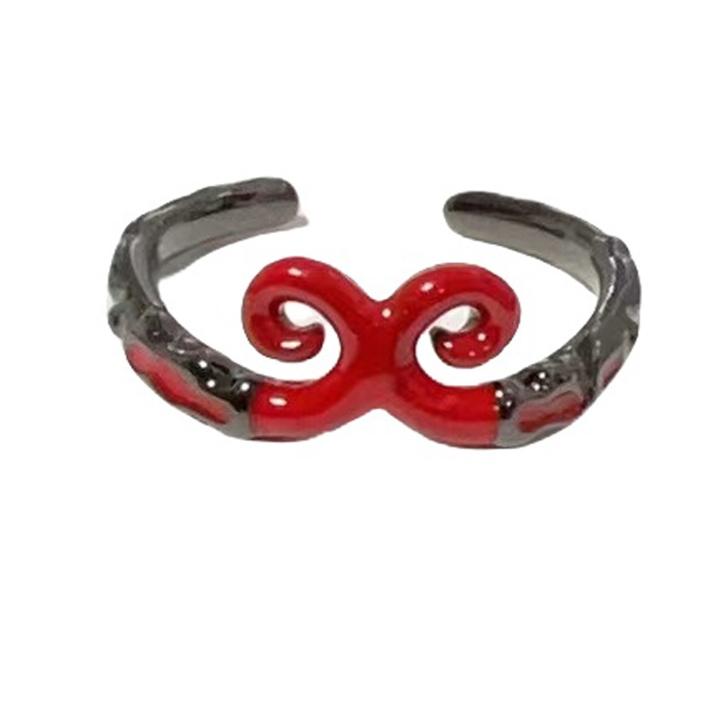 Dark dark style sweet and cool magic ring for women, adjustable unique cross-border versatile and niche fashion ring for Internet celebrities Item Picture