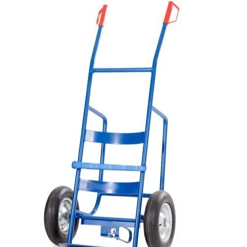 DENIOS steel round drum trolley, 205L iron and plastic drum handling trolley, oil drum unloading trolley, manual trolley Item Picture