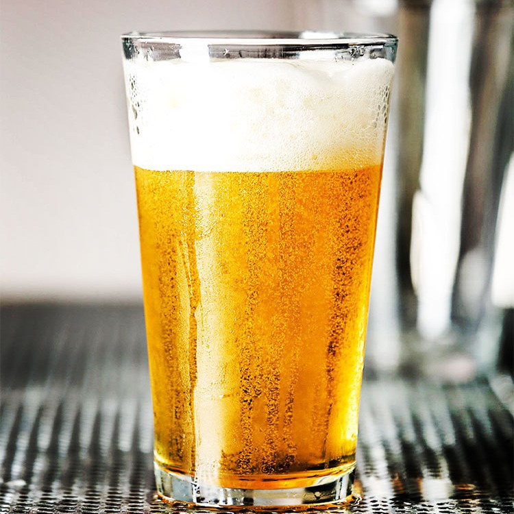 American pint cups, Pearson craft beer mugs, juice drink cups, wide-mouted glass water cups, commercial draft beer cups details Picture