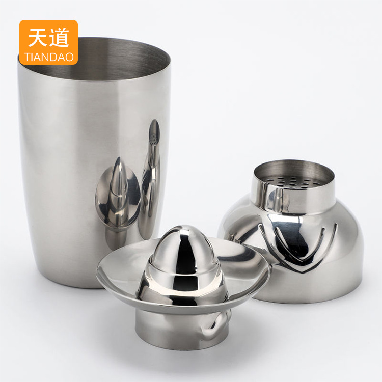 Stainless steel creative shaker, 500ml cocktail shaker, special tool for milk tea, mixing glass, metal wine ware Specification drawing