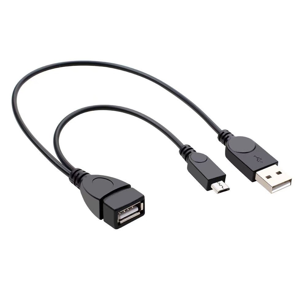 Power supply MICRO USB HOST OTG tablet computer mobile phone external USB card reader connection cable Application Scenario