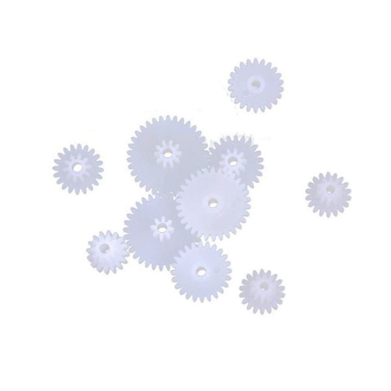 0.5 module double-layer double-coupling reduction gear package, 67 types of 2mm hole 16-56 teeth double-row large and small tooth stacked gears Item Picture