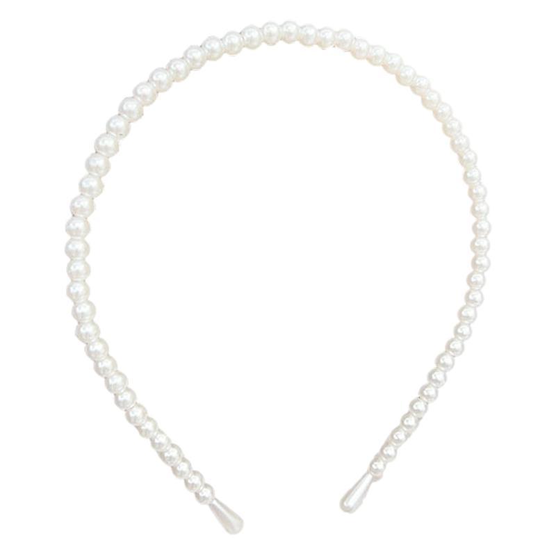 The popular forest-themed simple pearl headband is versatile for women and looks super ethereal when going out. It's a fairy hair accessory and a Korean headband Item Picture