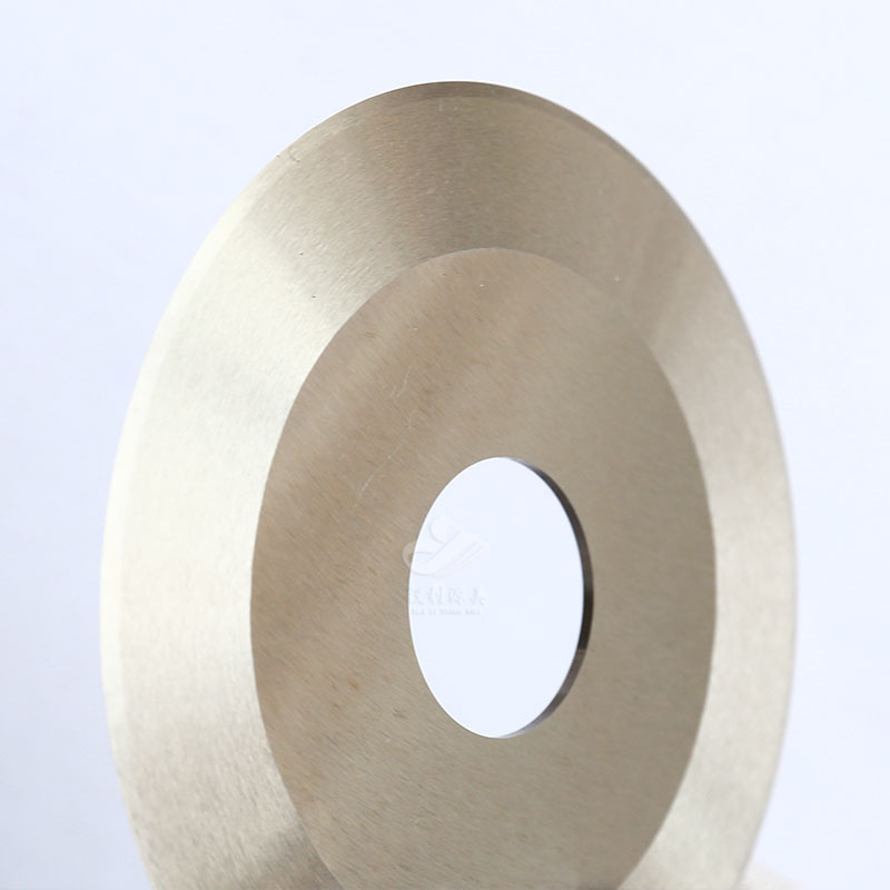 Slitting machine, meat slicer, round blade, high-speed steel tape, film slitting and strapping machine, round blade, stainless steel round blade Application Scenario