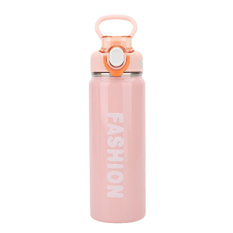 Simple yet highly attractive 316 stainless steel insulated cup, student portable water cup, food-grade stainless steel straw cup Item Picture