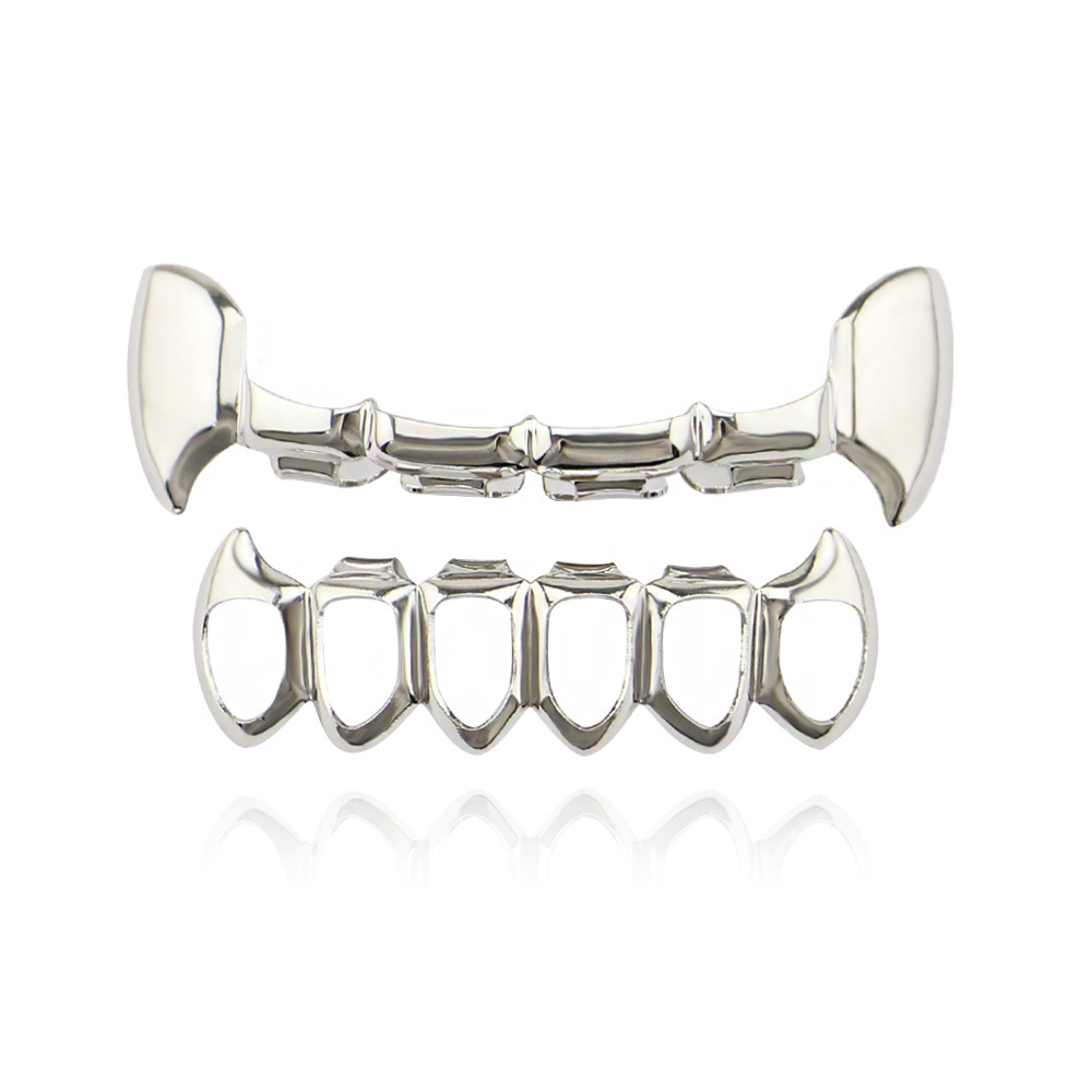 Amazon AliExpress's Little Tiger teeth and sharp teeth are selling Halloween grills Halloween hip-hop teeth and trendy braces details Picture