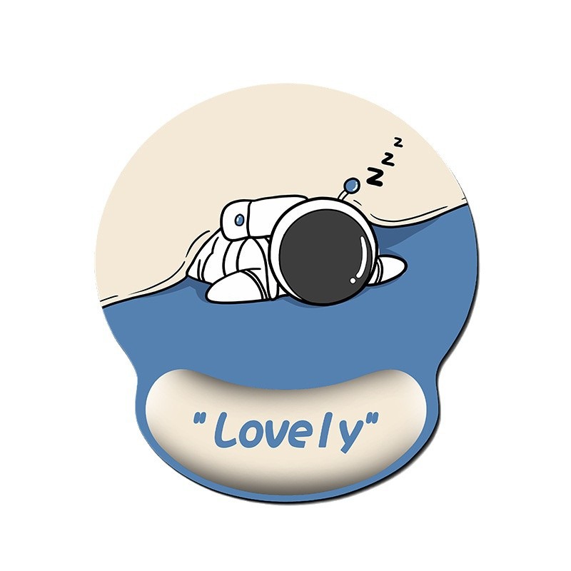 Kulomi Melody rubber wrist guard mouse pad Milk silk cute memory foam hand rest anti-slip and comfortable wholesale Item Picture