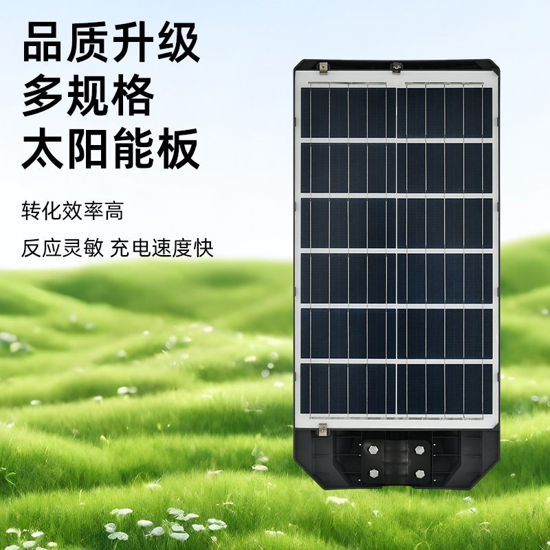 2024 New outdoor solar garden lamp LED ultra-bright waterproof sensor integrated street lamp solar panel Application Scenario