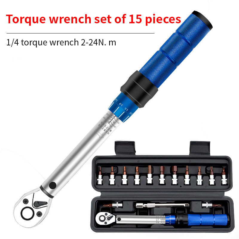 High-precision preset Xiaofei adjustable small torque ratchet wrench set for road bicycles Application Scenario