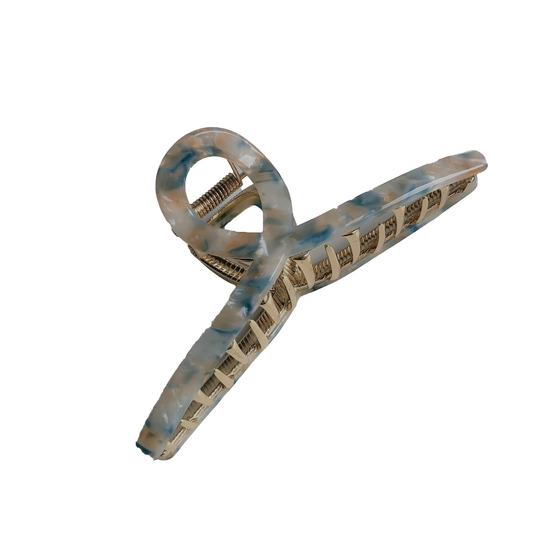 High-end acetate hair clips for women's summer 2023 new style, elegant back head grabber shark clip hair clip headwear Item Picture