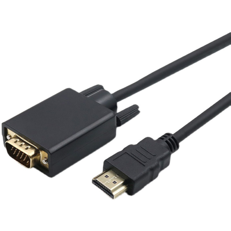 hdtv to vga cable, high-definition 1080P laptop projector video converter, hd to vga conversion cable Item Picture