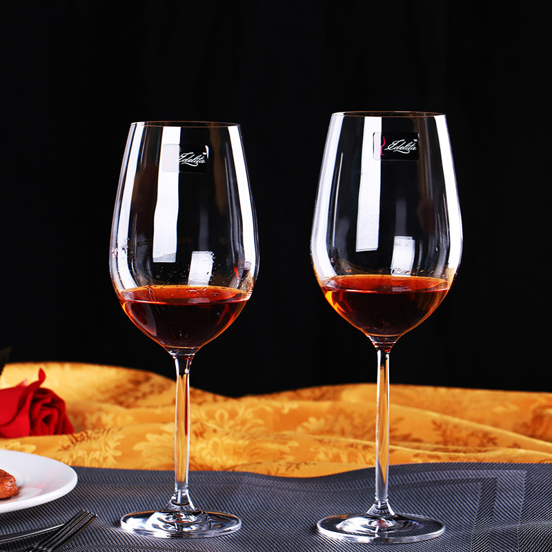 Factory wholesale Idelita crystal goblets, household red wine glasses, large Bordeaux wine glasses, champagne glasses Specification drawing