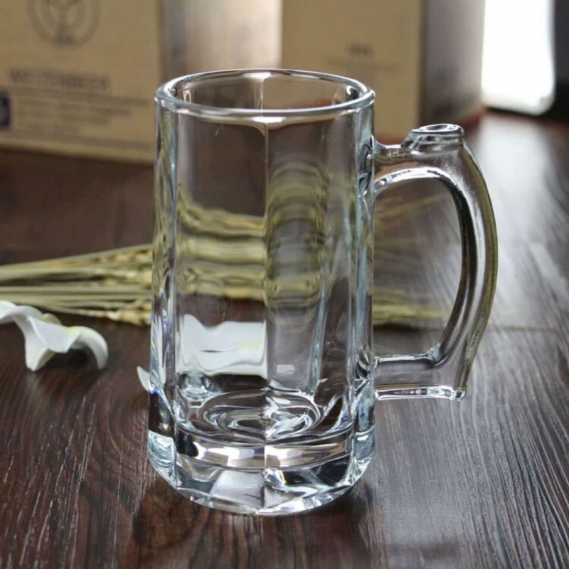 Green apple glass beer mugs, draft beer cups, beverage cups, tea cups, glass cups, water cups, wholesale cups with logo printing Application Scenario