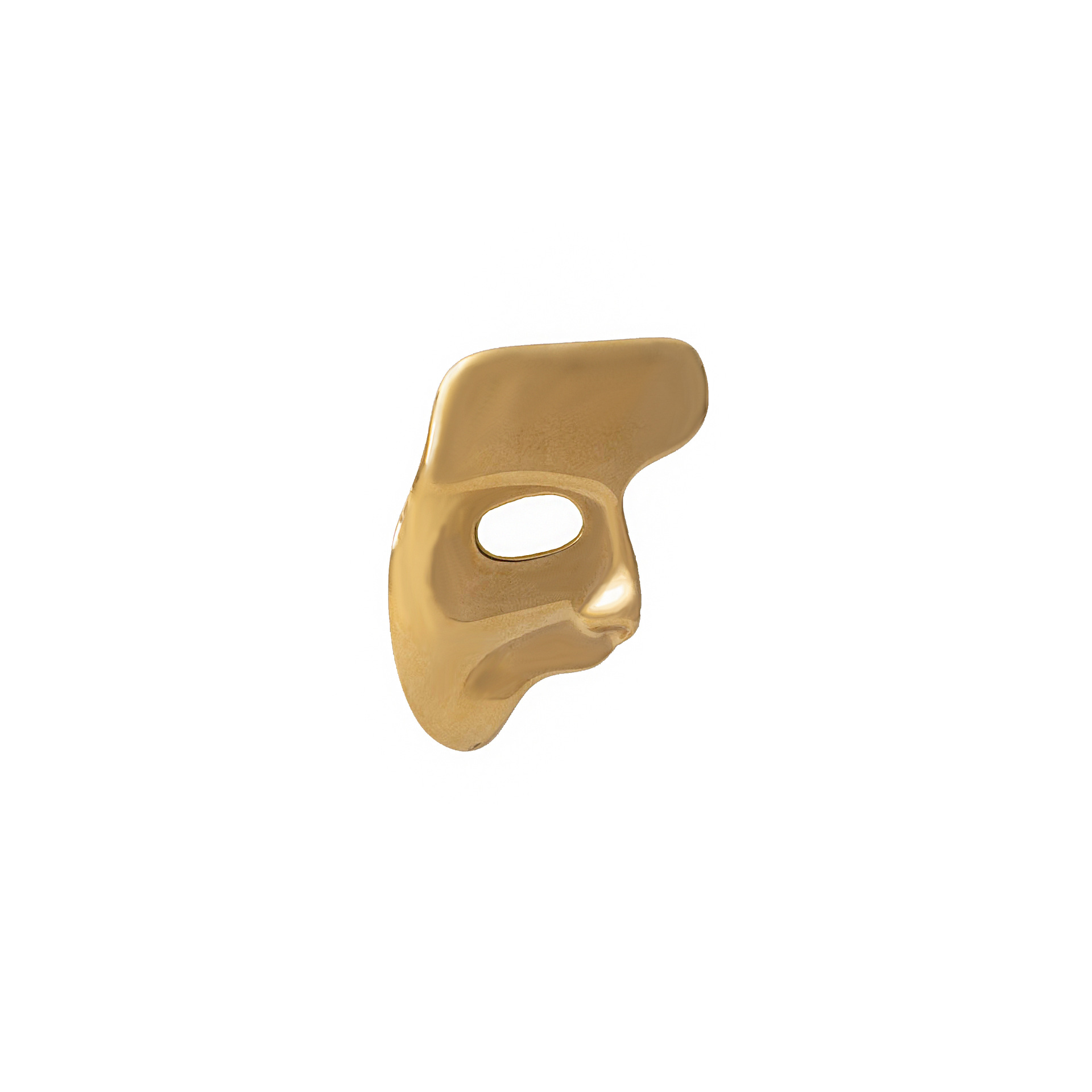 New retro European and American masks, brooches, unique and simple facial pins, niche and versatile, high-end suit accessories Item Picture