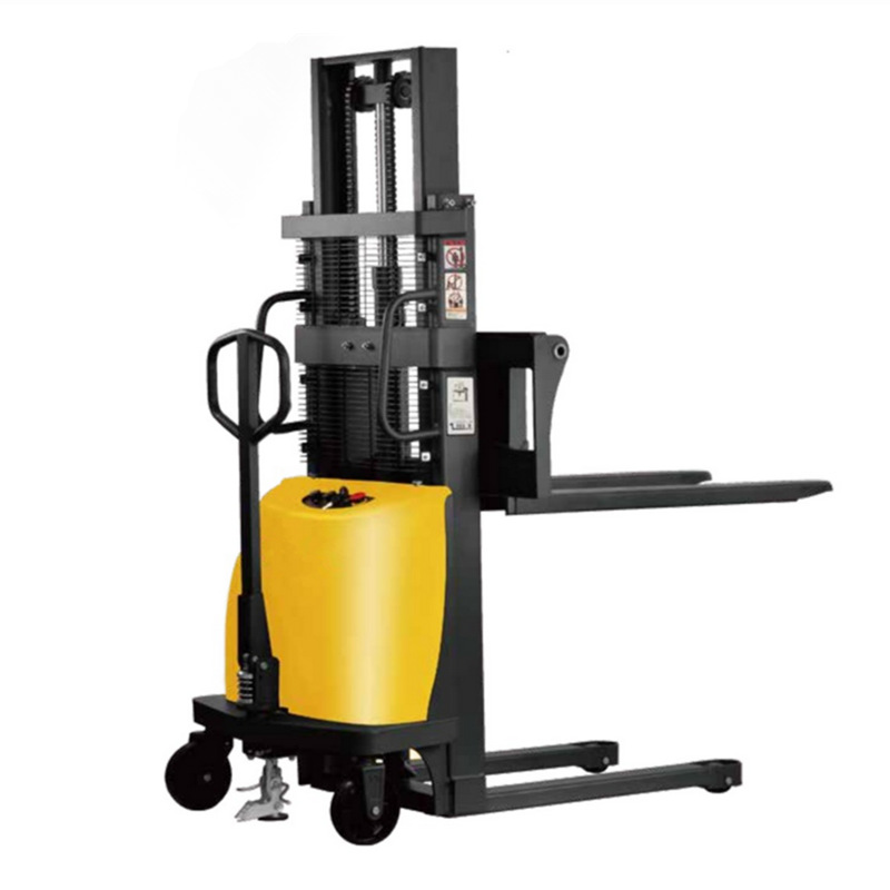 Semi-electric stackers, small electric forklifts, elevated handling carts, push carts, electric forklifts, elevators undefined