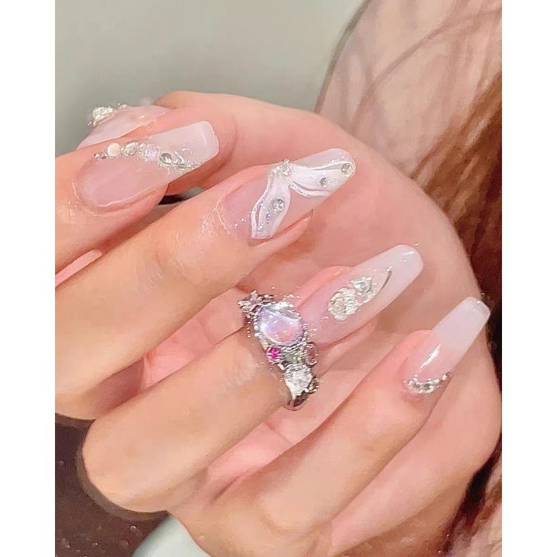 Hyuna's unique and light luxury moonstone, colored zircon open ring, a women's lava niche design ring Specification drawing