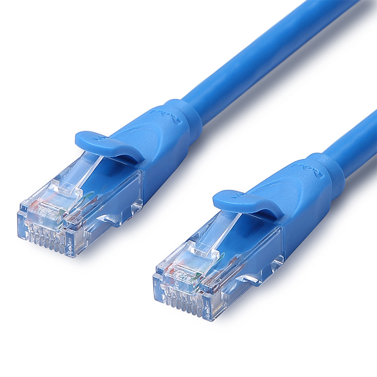 cat6 Gigabit network cable with RJ45 home engineering oxygen-free copper core 2, 3, 15, 20 meters Category 6 finished patch cord Item Picture