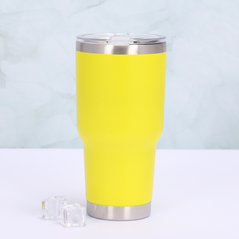 Enlong Cross-border 30oz stainless steel car Cup, portable ice cup for vehicles, large-capacity insulated and chilled beer mug Specification drawing