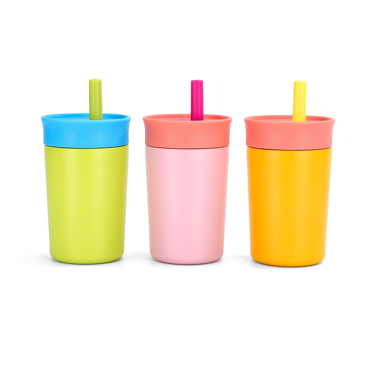 Cross-border bestseller owala stainless steel coffee cup, high appearance level 12oz mini insulated cup, portable and easy to use straw cup Item Picture