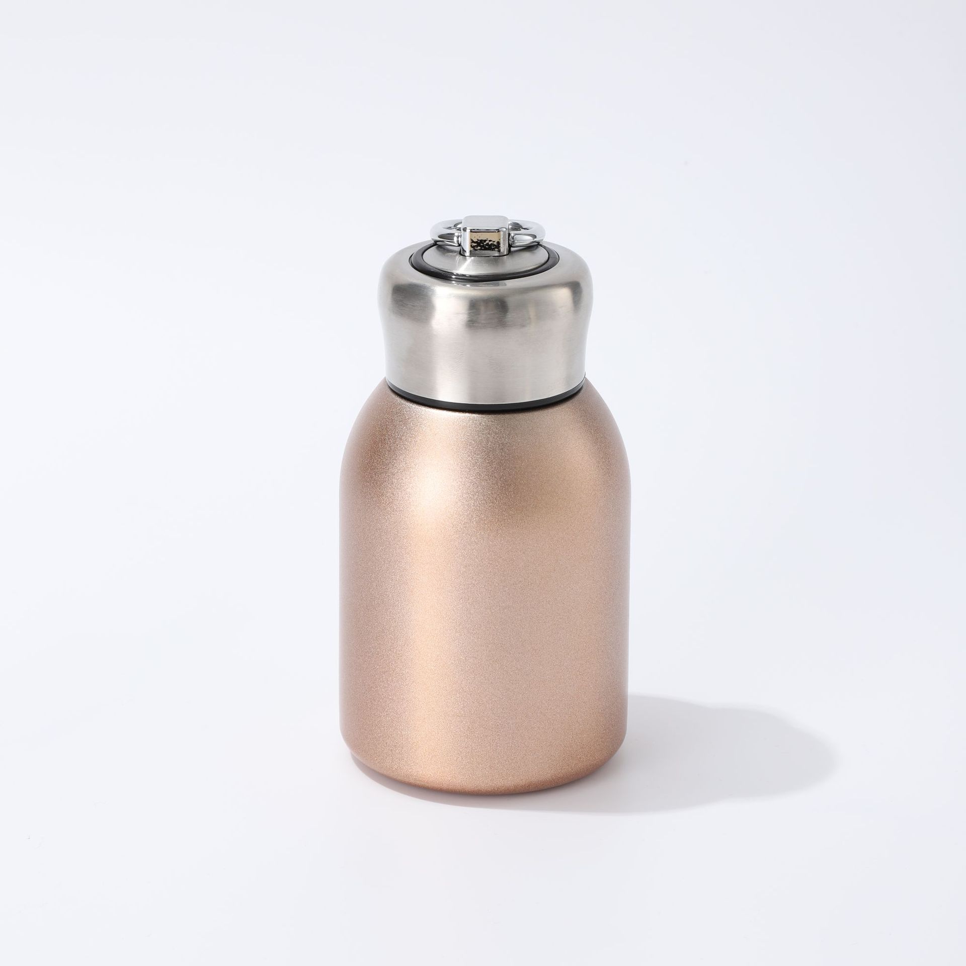 New stylish and simple 304 stainless steel Little Fat Ding insulated cup, outdoor portable mini large-bellied cup with handle Item Picture