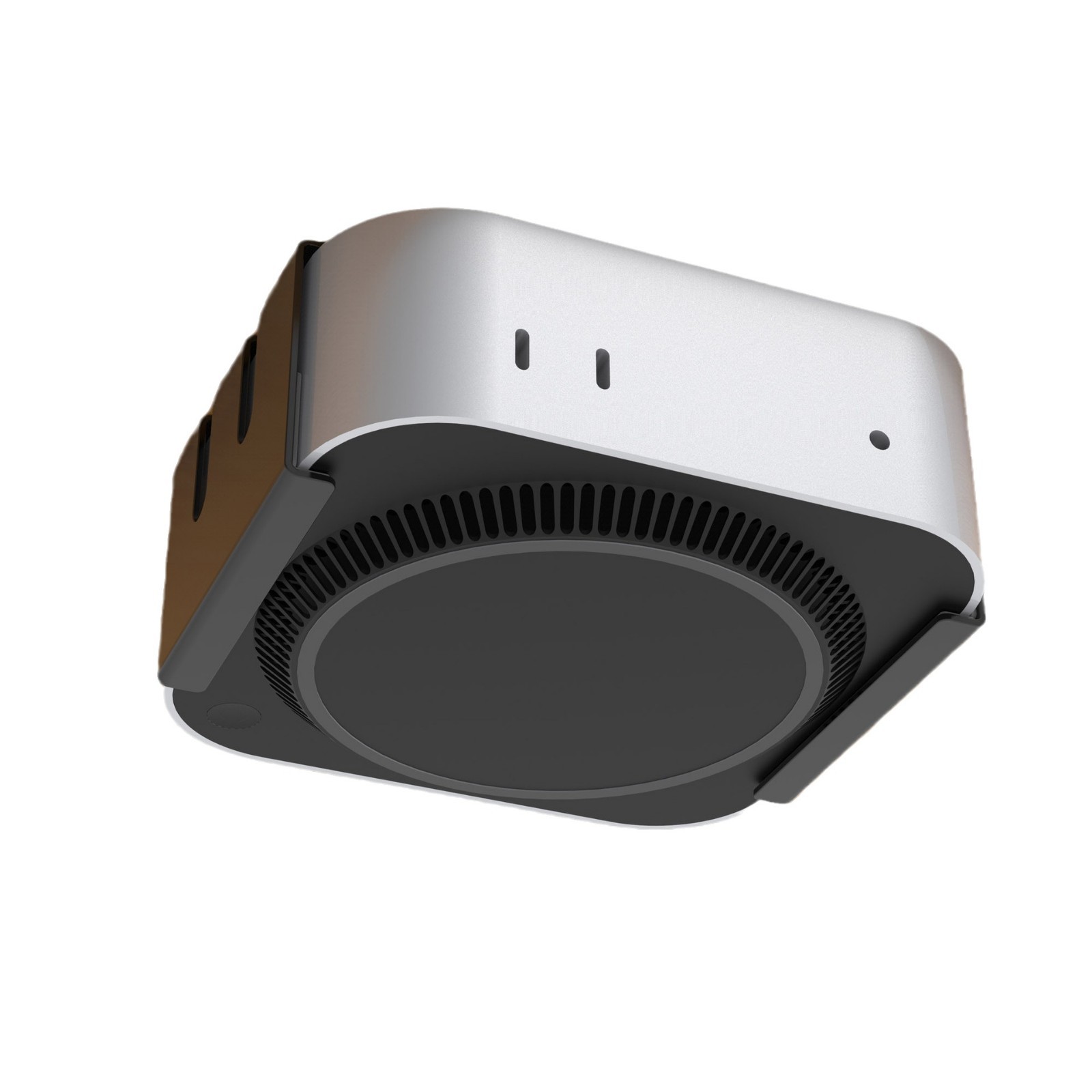 bylitco 2024 new Macmini M4 desk or monitor mounting bracket metal iron soft pad protection Item Picture