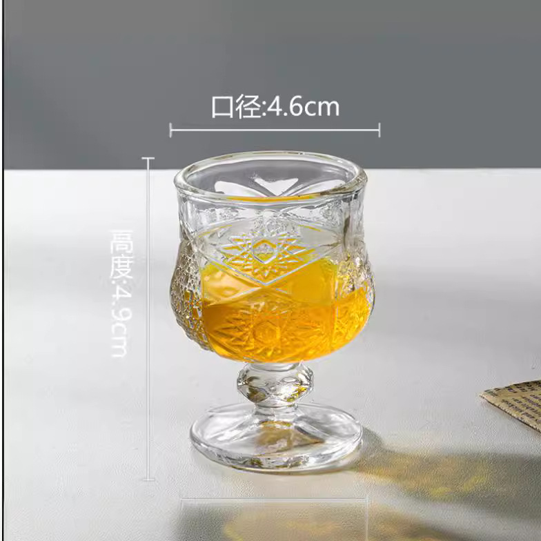 Factory direct supply of European-style household glass, diamond, highball glasses, wine glasses, thickened foreign wine glasses, champagne glasses and wine glasses details Picture
