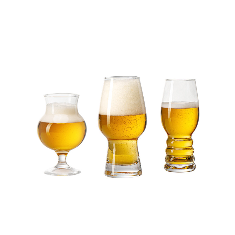 High-end craft beer mugs, high-end glass large-capacity popular beer mugs, large creative wheat draft beer cups Item Picture