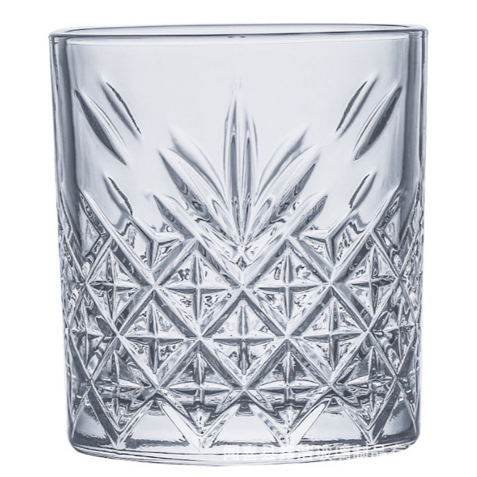 Factory direct delivery, retro engraved, simple glass, whisky, spirits, Mojito, cocktail glass, bar Item Picture