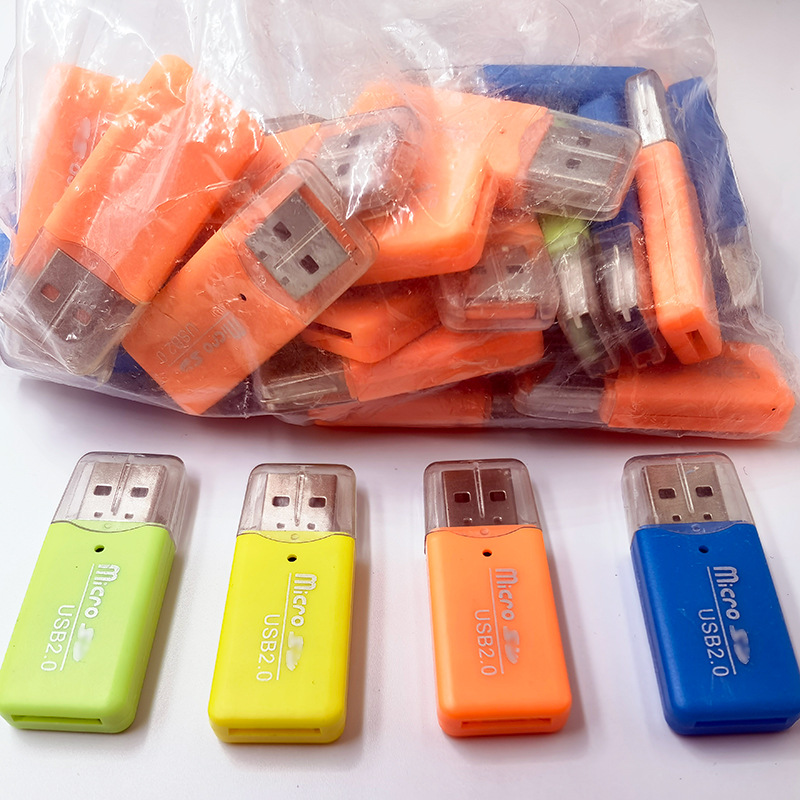 The color of the TF card reader with USB2.0 interface will be randomly sent Specification drawing