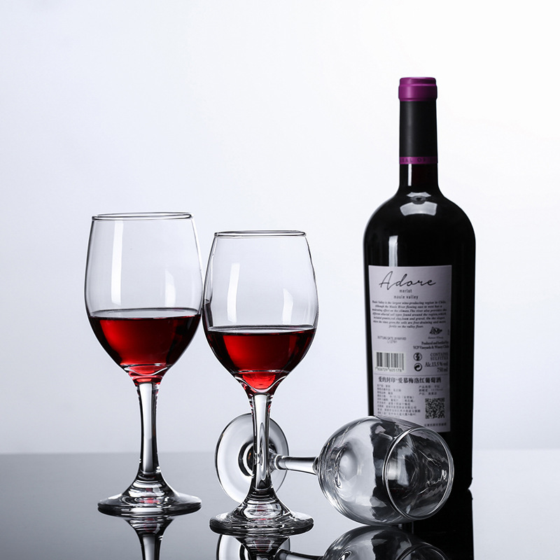 Kori one-piece thickened transparent red wine glasses, wine glasses, highball glasses and glass glasses wholesale with logo printing full figure