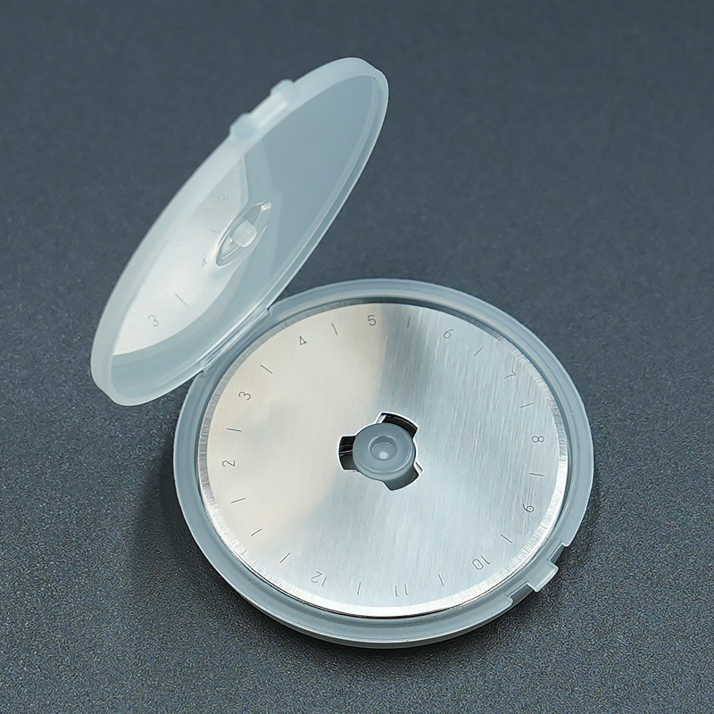 Factory direct supply of SKS7 circular blade, 45mm roller blade, fabric cutting blade, fabric cutting circular roller blade, rotary cutting blade details Picture